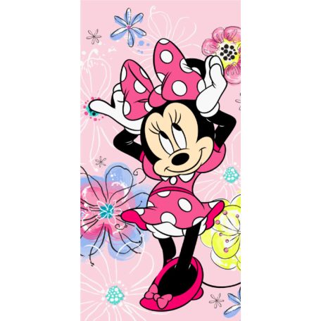 Disney Minnie rózsaszín strandtörölköző