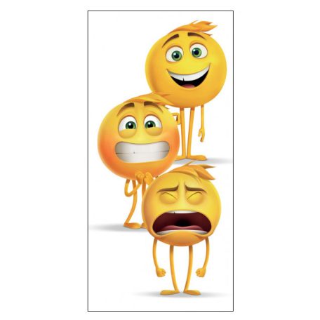 Emoji strandtörölköző