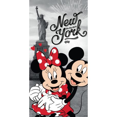 Disney Minnie- Mickey New York strandtörölköző