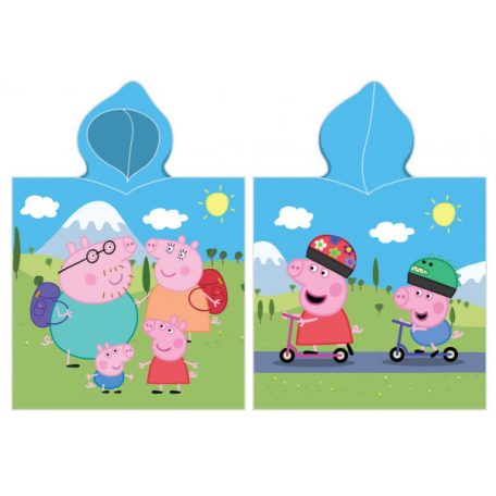 Peppa malac kapucnis poncsó