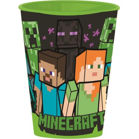 Minecraft műanyag pohár 260  ml